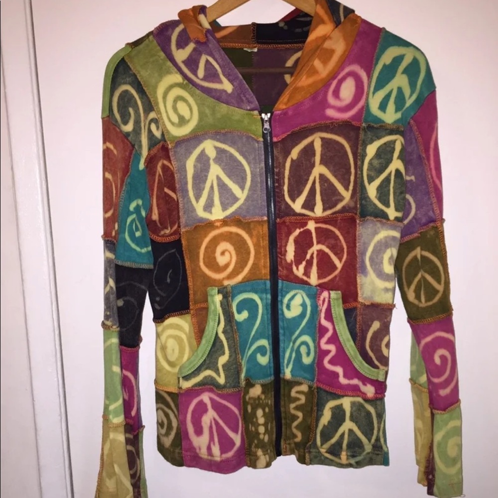 Peace Patch Hoodie logo